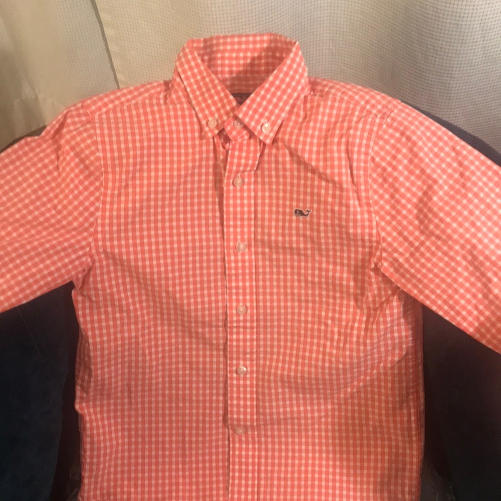 Vineyard Vines Arawak Gingham Whale Shirt